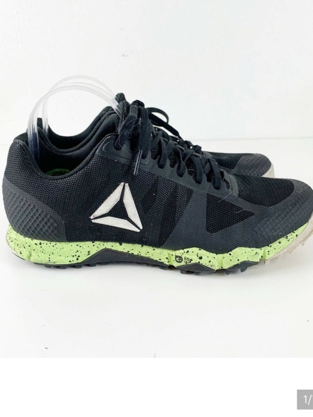 Reebok Speed Field 2.0 Green Black Crossfit Women’s size 6.5 Athletic Shoes